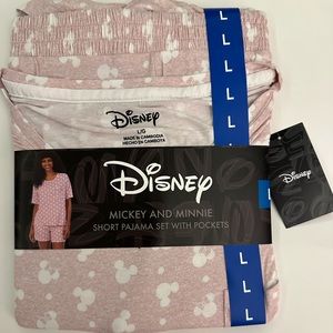 Ladies Disney Mickey & Minnie Pajama/Loungewear Set